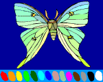 coloriage en ligne 1 papillons