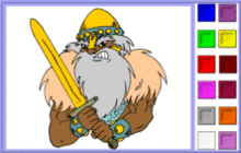 pirate grande barbe casque et épée