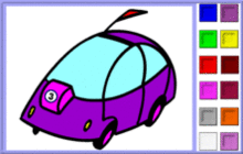 coloriage en ligne 1 voiture