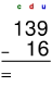 math ce1 - soustraction posée sans retenue