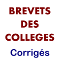 sujet brevet des colleges 3ème avec correction PDF