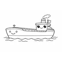 coloriage gratuit pétroliers pour enfant