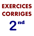 Maths seconde exercices avec correction