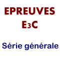 sujets épreuves e3c série générale avec corrigés