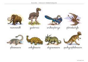 animaux préhistoriques