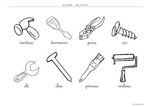 les outils de bricolage 