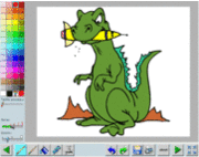 album de coloriage de dragon