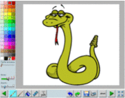 album de coloriage de serpent