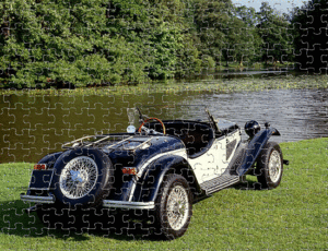 voiture collecton noire et blanche