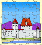 puzzle de batisse