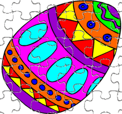 oeuf pâques jolies couleurs