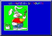 puzzle en ligne : le lapin peintre