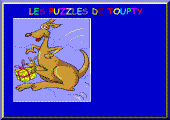 puzzle en ligne : le kangourou et son cadeau