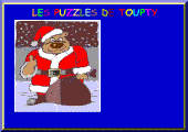 puzzle en ligne : le pere noel et sa hotte