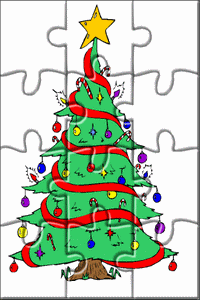 puzzle du sapin noel