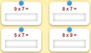 Tables de multiplication à imprimer et jeux en ligne 